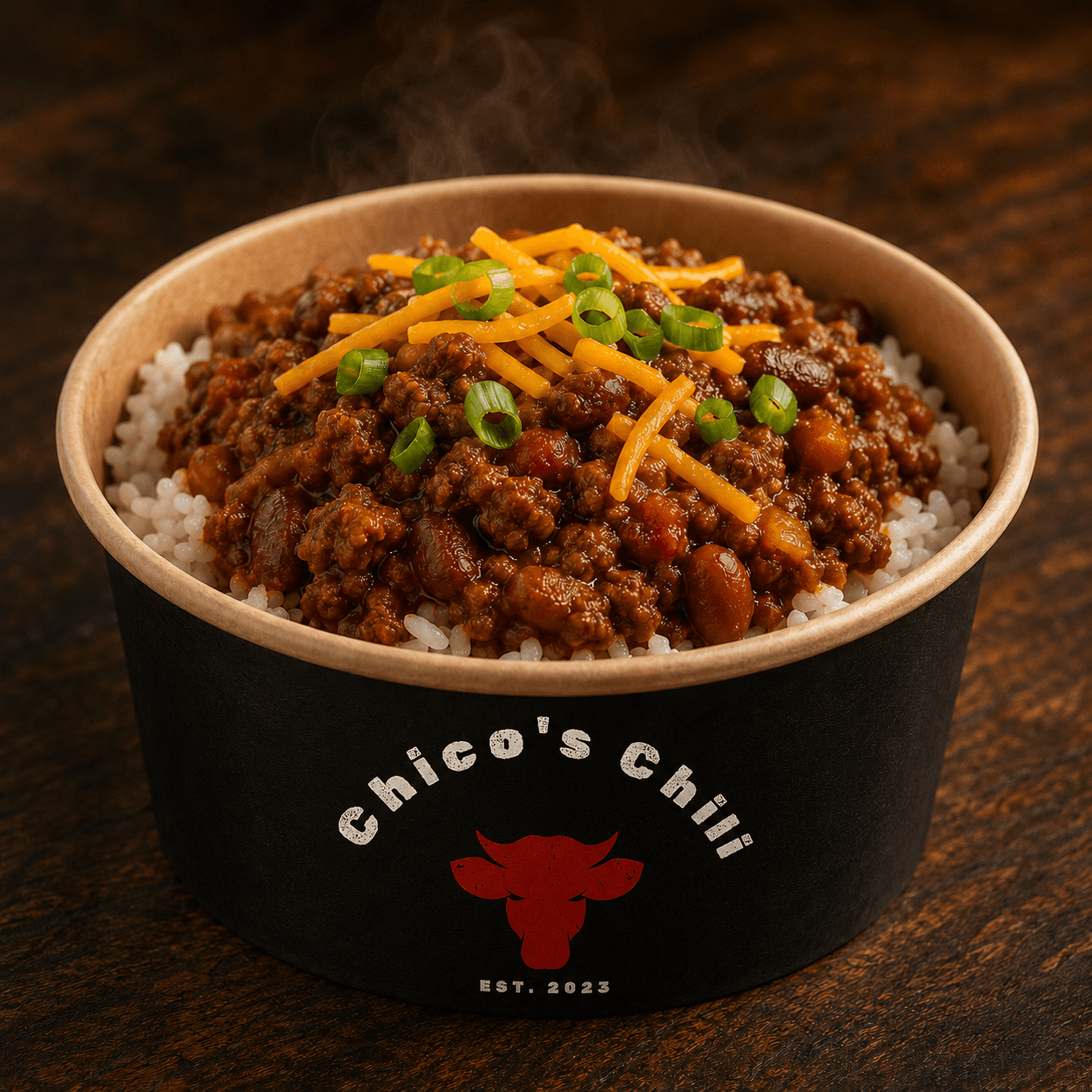 Chili Over Rice